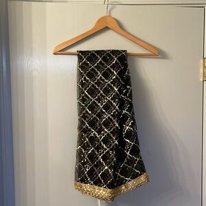 The Saree Room Black Lacquer Dupatta